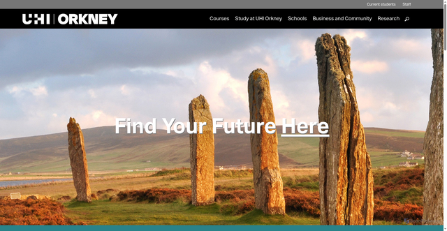 Security scan screenshot of http://www.orkney.uhi.ac.uk