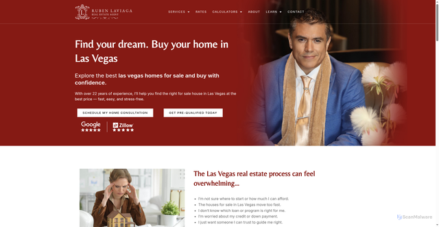 Security scan screenshot of https://onlinelasvegashomes.com/buy-your-home/