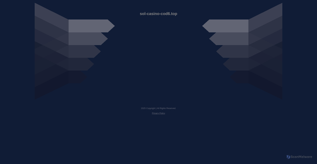 Security scan screenshot of https://sol-casino-cod6.top