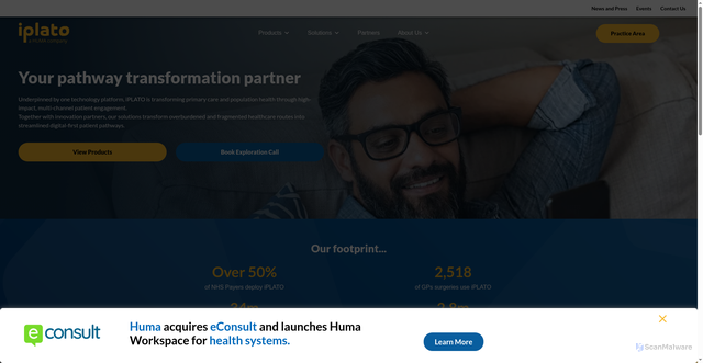 Security scan screenshot of https://iplato.net