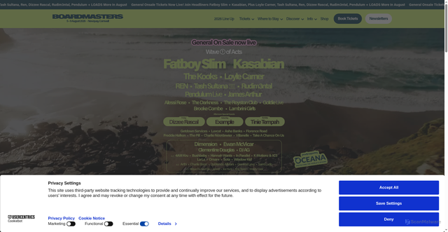 Security scan screenshot of https://boardmasters.com