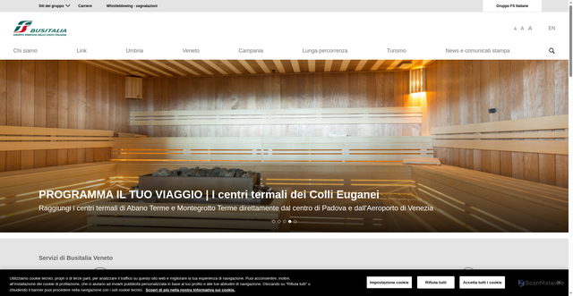 Security scan screenshot of https://www.fsbusitalia.it/it/veneto.html