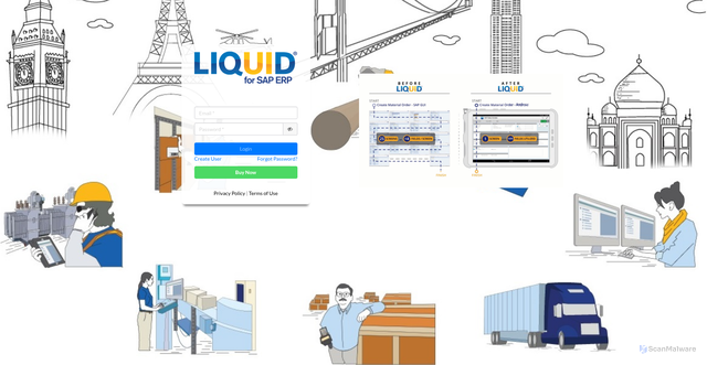 Security scan screenshot of https://ps.liquid-ui.com