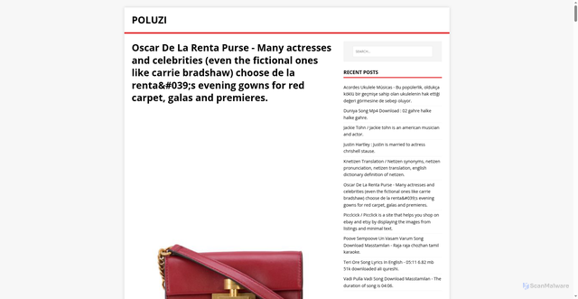 Security scan screenshot of https://zulopat.pages.dev/post/oscar-de-la-renta-purse/
