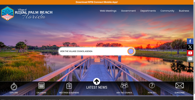 Security scan screenshot of https://www.royalpalmbeachfl.gov/