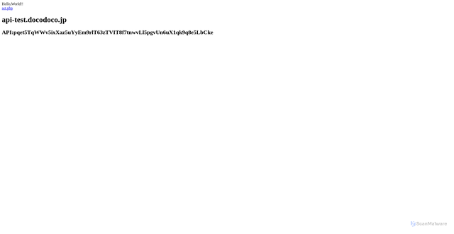 Security scan screenshot of https://v6.docodoco.jp