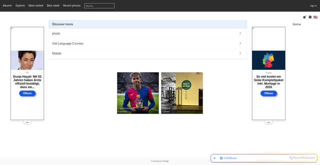 Security scan screenshot of https://sektori.org