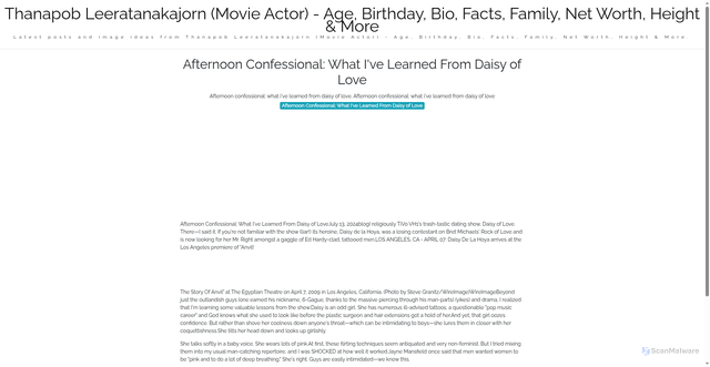 Security scan screenshot of https://nusaglobalmedia-dp2t8grwtfvf.edgeone.app/afternoon-confessional-what-ive-learned-from-daisy-of-love.html
