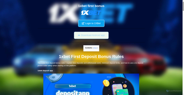 Security scan screenshot of https://1xcart.cash