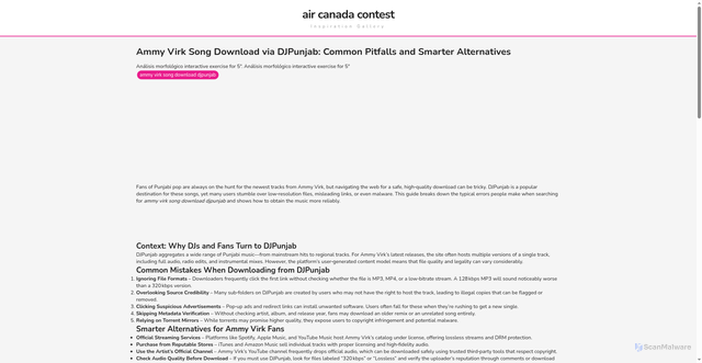 Security scan screenshot of https://univebblog-dpol4t0ckg5e.edgeone.app/ammy-virk-song-download-djpunjab.html