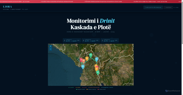 Security scan screenshot of https://ujora-8qjix76ki7.edgeone.app/