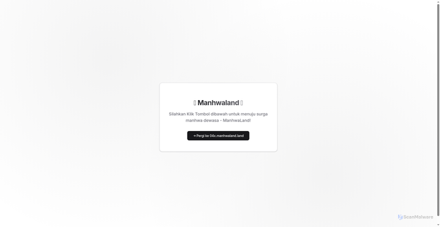 Security scan screenshot of https://manhwaland.land