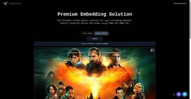 Security scan screenshot of https://vidstorm.ru