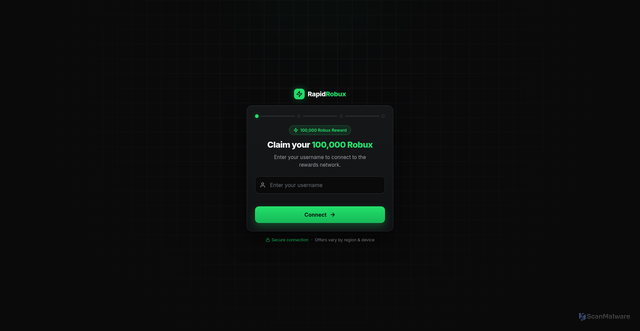 Security scan screenshot of https://rapidrewards.vercel.app/