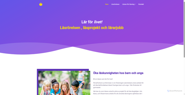 Security scan screenshot of https://larforlivet.nu