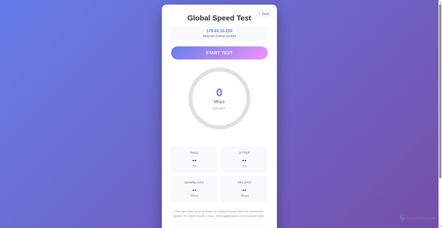 Security scan screenshot of https://speedtest.net.uk/