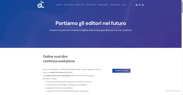 Security scan screenshot of https://digitrend.it