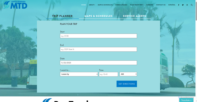 Security scan screenshot of https://sbmtd.gov/