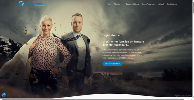 Security scan screenshot of https://mpowerment.se