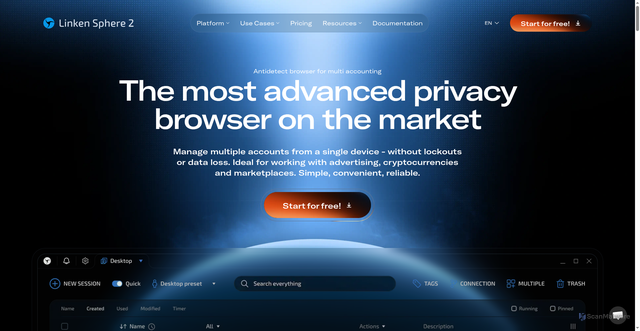 Security scan screenshot of https://ls.app