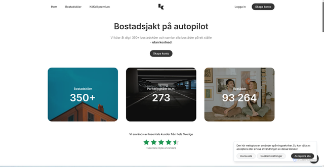 Security scan screenshot of https://kokoll.nu/