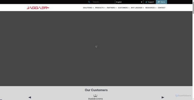 Security scan screenshot of https://www.jaggaer.com