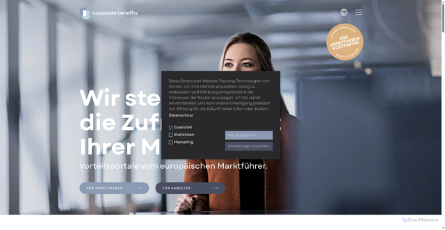 Security scan screenshot of https://static.mitarbeiterangebote.de