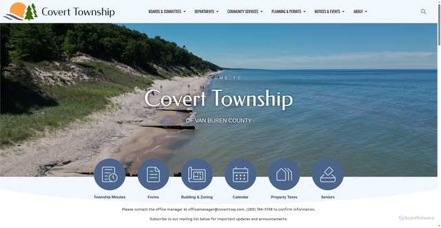 Security scan screenshot of https://coverttwp.com/