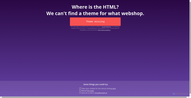 Security scan screenshot of https://blomstera.se