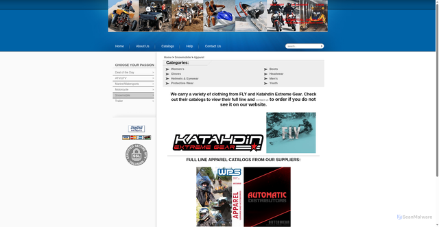 Security scan screenshot of https://shop.outdoorsupplyonline.com/snowmobile-apparel-s/1819.htm