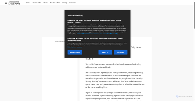Security scan screenshot of https://www.metrowestdailynews.com/story/entertainment/arts/2011/05/15/film-review-violence-ignites-incendies/41217367007/