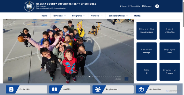 Security scan screenshot of https://www.mcsos.org/