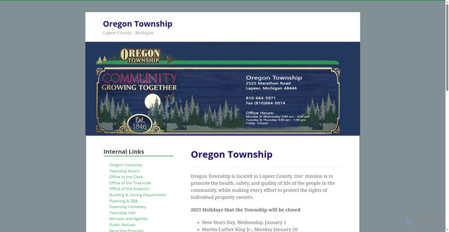 Security scan screenshot of https://oregontwpmi.gov/
