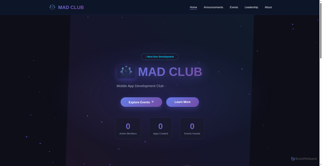 Security scan screenshot of https://mad-club-liet.pages.dev/