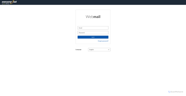Security scan screenshot of https://imap.everyone.net
