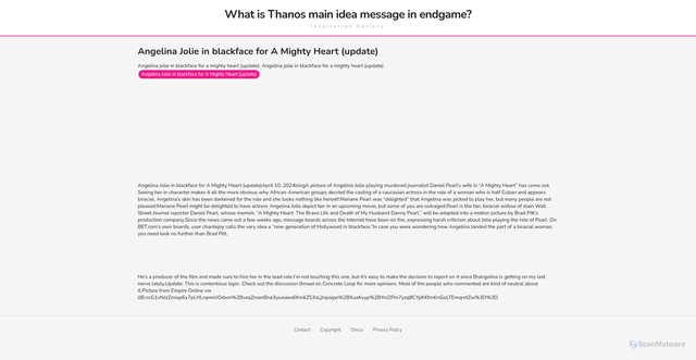 Security scan screenshot of https://rasastudiobytes-dp86h10thygo.edgeone.app/angelina-jolie-in-blackface-for-a-mighty-heart-update.html