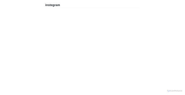 Security scan screenshot of https://pwzld.github.io/instegram