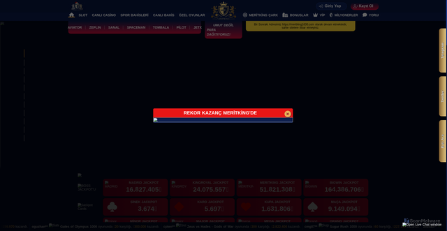 Security scan screenshot of https://meriyking1689.com/zeppelin