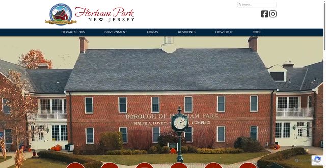 Security scan screenshot of https://www.florhamparknj.gov/