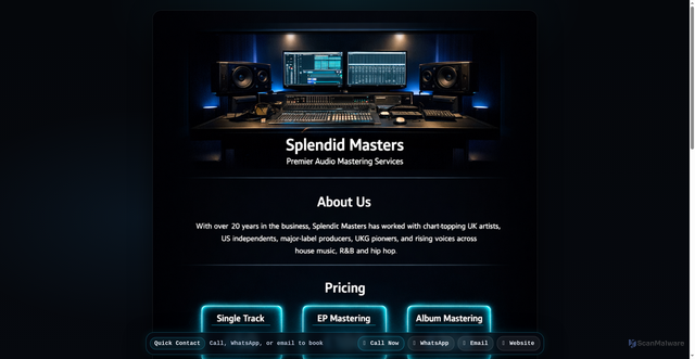Security scan screenshot of https://splendidmasters-1sf4gxxtji.edgeone.app/