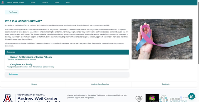 Security scan screenshot of https://toolkit.awcim.arizona.edu/cancertoolkit/7_survivor.html