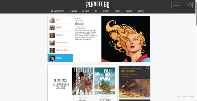 Security scan screenshot of https://planetebd.com