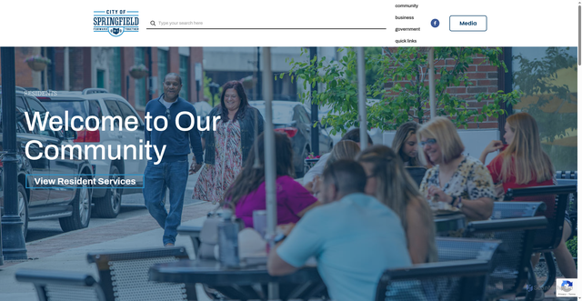 Security scan screenshot of https://springfieldohio.gov/