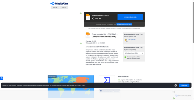 Security scan screenshot of https://gsmhussain.com/index.php?track_id=86
