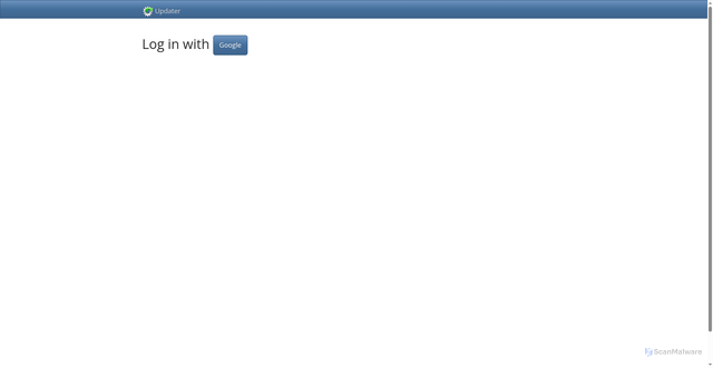 Security scan screenshot of https://updater.voyagerinnovation.com