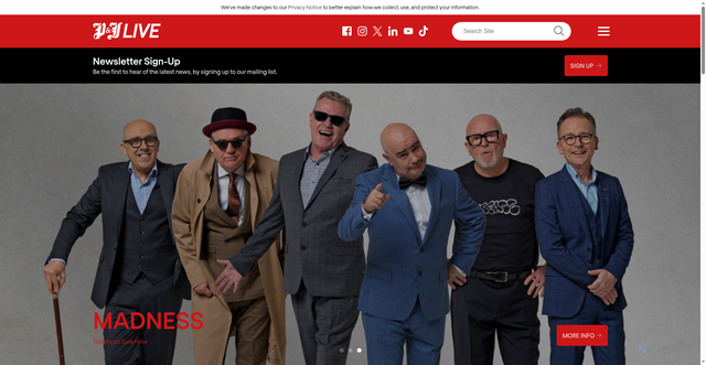 Security scan screenshot of https://www.pandjlive.com/