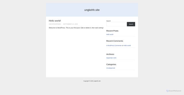 Security scan screenshot of https://ungkehh.site