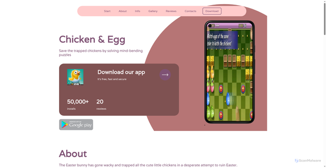 Security scan screenshot of https://cluck-rails-zm.site/