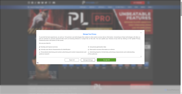 Security scan screenshot of https://pitcherlist.com/player/brayan-rocchio/