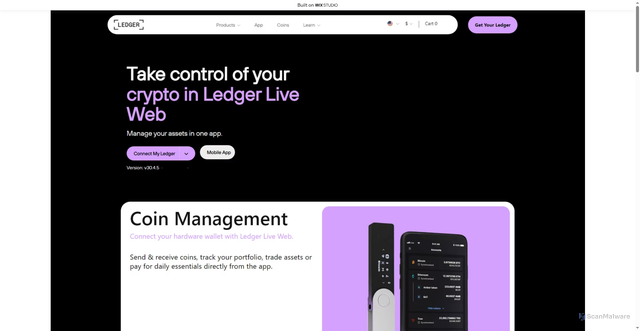 Security scan screenshot of https://enus-desktop.wixstudio.com/en-us